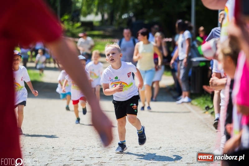 Zdjęcie w galerii na portalu naszraciborz.pl: Upał im niestraszny. Setki młodych biegaczy na starcie Raciborskiego Biegu Profilaktycznego  wiadomości z regionu