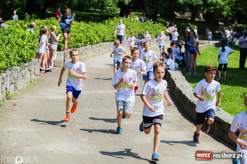 Zdjęcie w galerii na portalu naszraciborz.pl: Upał im niestraszny. Setki młodych biegaczy na starcie Raciborskiego Biegu Profilaktycznego  wiadomości z regionu