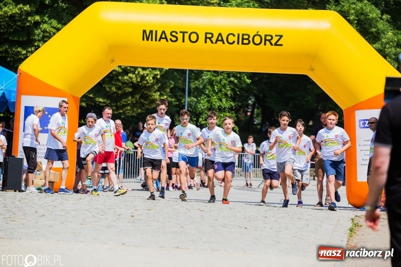 Zdjęcie w galerii na portalu naszraciborz.pl: Upał im niestraszny. Setki młodych biegaczy na starcie Raciborskiego Biegu Profilaktycznego  wiadomości z regionu