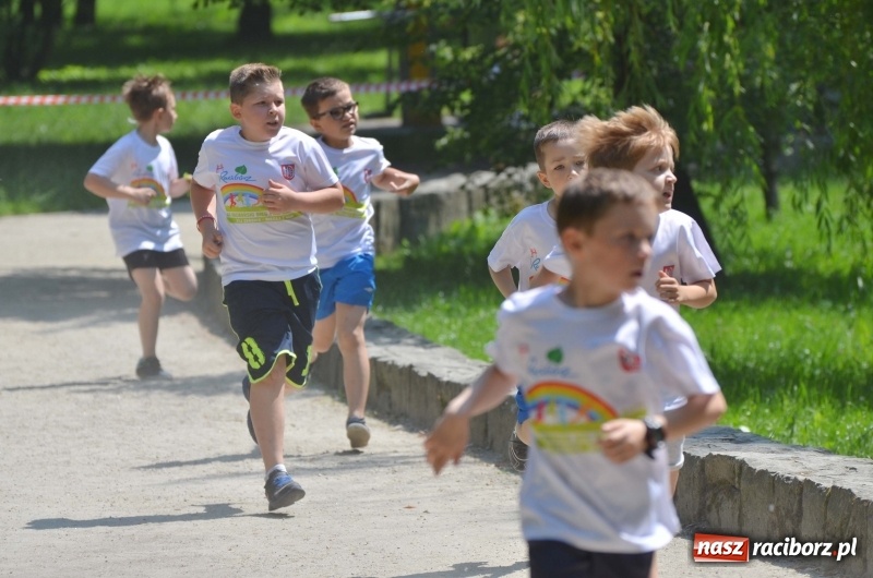 Zdjęcie w galerii na portalu naszraciborz.pl: Upał im niestraszny. Setki młodych biegaczy na starcie Raciborskiego Biegu Profilaktycznego  wiadomości z regionu