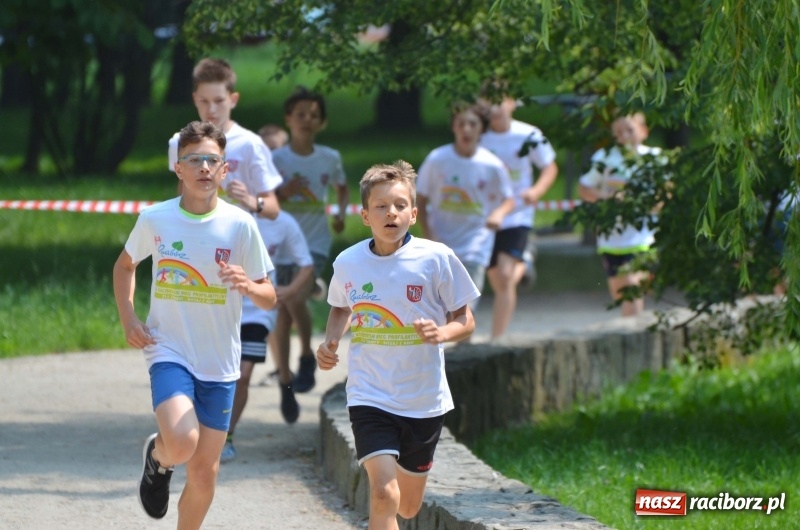 Zdjęcie w galerii na portalu naszraciborz.pl: Upał im niestraszny. Setki młodych biegaczy na starcie Raciborskiego Biegu Profilaktycznego  wiadomości z regionu