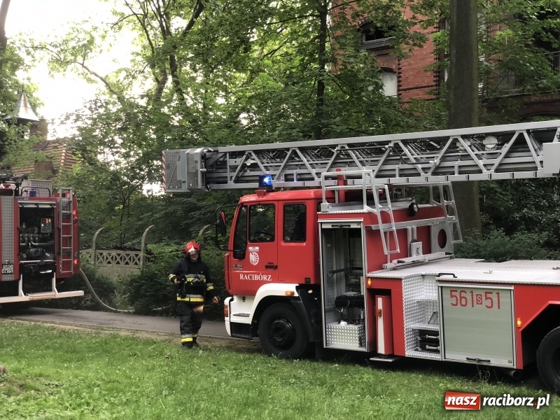 Zdjęcie w galerii na portalu naszraciborz.pl: Kolejny w tym roku pożar w starym szpitalu przy Bema w Raciborzu FOTO i WIDEO wiadomości z regionu