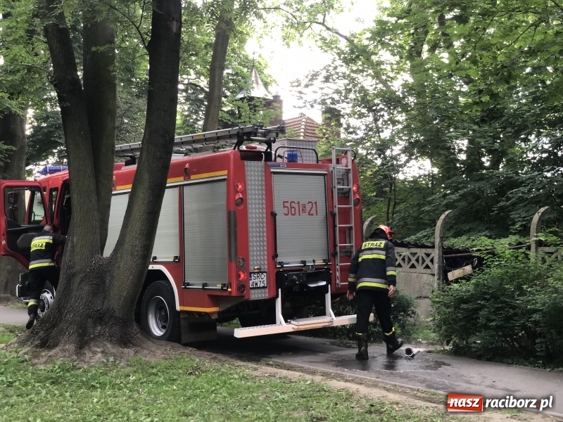 Zdjęcie w galerii na portalu naszraciborz.pl: Kolejny w tym roku pożar w starym szpitalu przy Bema w Raciborzu FOTO i WIDEO wiadomości z regionu