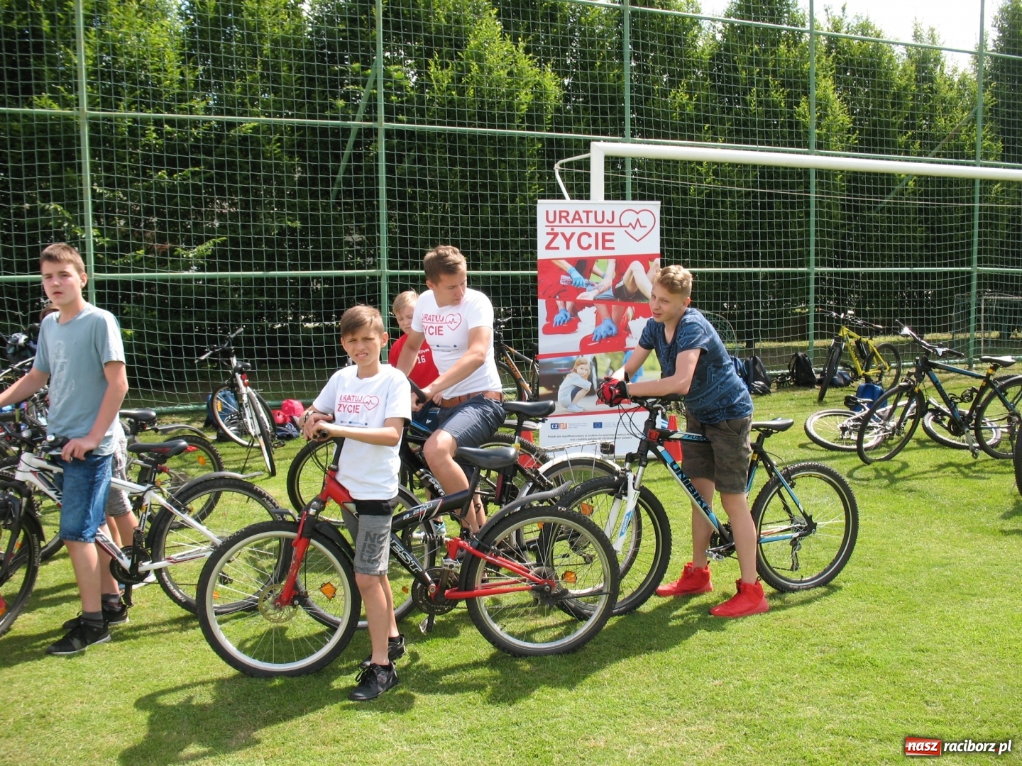 Zdjęcie w galerii na portalu naszraciborz.pl: Uratuj życie - warsztaty dotyczące bezpiecznego poruszania się rowerem wiadomości z regionu