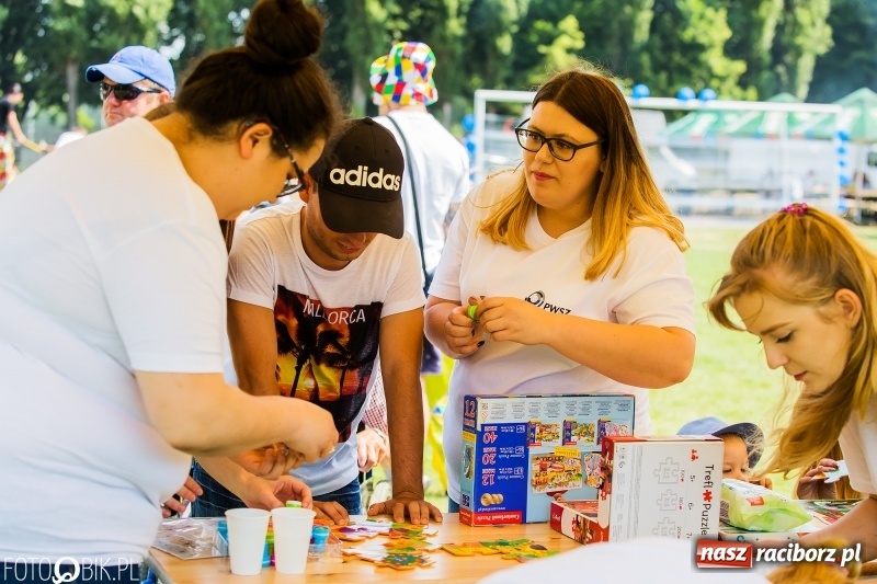 Zdjęcie w galerii na portalu naszraciborz.pl: Igrzyska Sport ku radości na stadionie PWSZ wiadomości z regionu