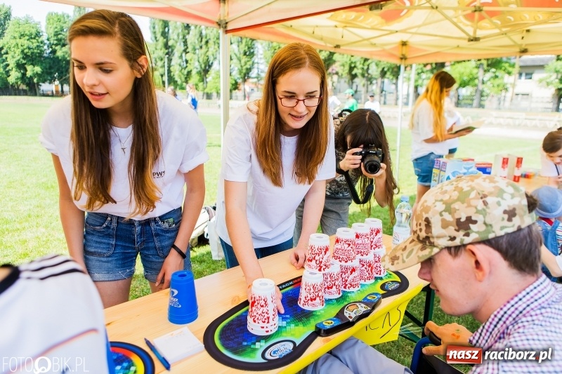Zdjęcie w galerii na portalu naszraciborz.pl: Igrzyska Sport ku radości na stadionie PWSZ wiadomości z regionu