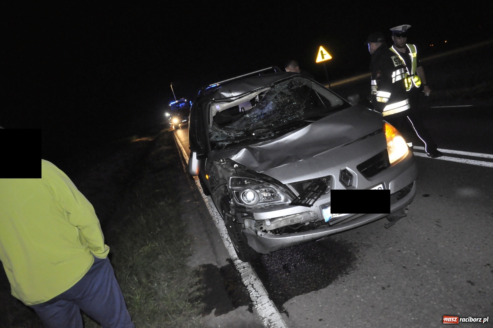 Zdjęcie w galerii na portalu naszraciborz.pl: Tragedia na DW 916 Racibórz-Pietraszyn. Nie żyje dwóch rowerzystów. Dwóch w szpitalu wiadomości z regionu