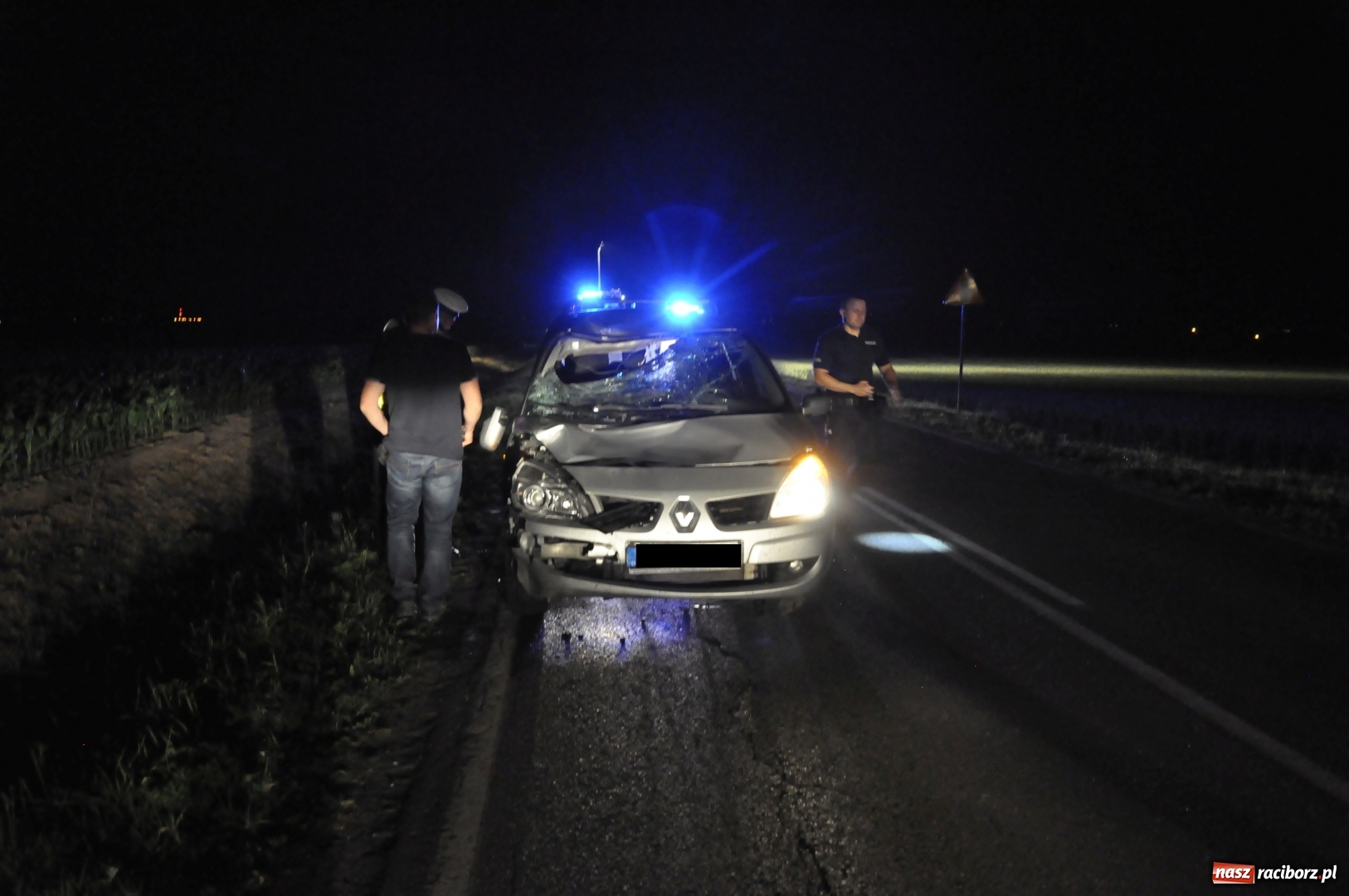 Zdjęcie w galerii na portalu naszraciborz.pl: Tragedia na DW 916 Racibórz-Pietraszyn. Nie żyje dwóch rowerzystów. Dwóch w szpitalu wiadomości z regionu