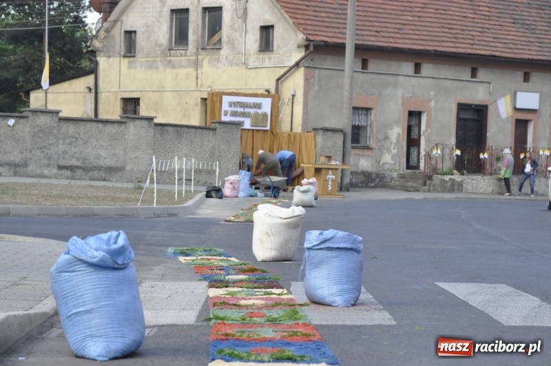 Zdjęcie w galerii na portalu naszraciborz.pl: Od rana cała Raciborszczyzna szykuje się na Boże Ciało  wiadomości z regionu