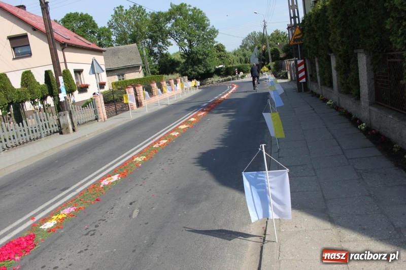 Zdjęcie w galerii na portalu naszraciborz.pl: W Wojnowicach dwa nowe ołtarze na Boże Ciało  wiadomości z regionu