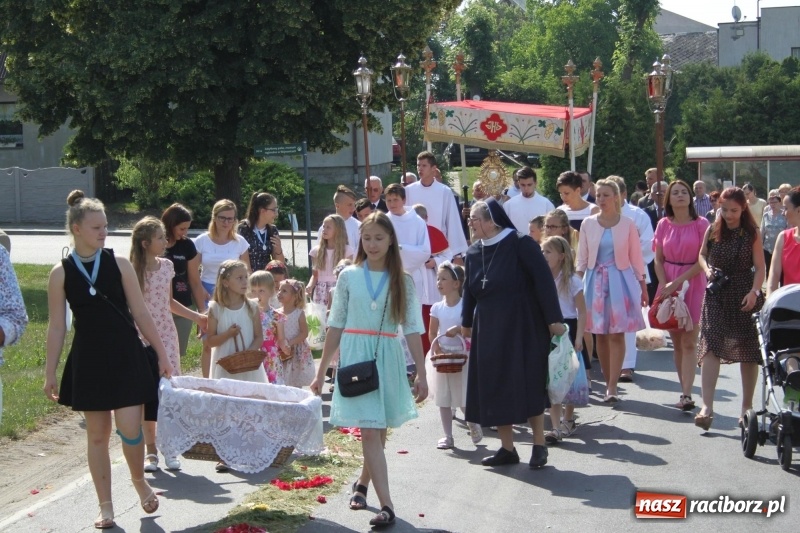 Zdjęcie w galerii na portalu naszraciborz.pl: W Wojnowicach dwa nowe ołtarze na Boże Ciało  wiadomości z regionu