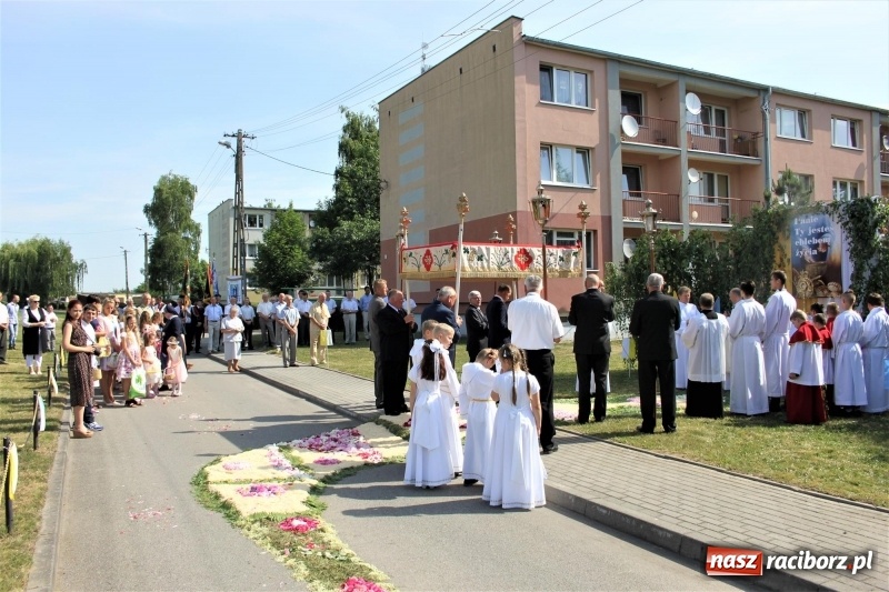 Zdjęcie w galerii na portalu naszraciborz.pl: W Wojnowicach dwa nowe ołtarze na Boże Ciało  wiadomości z regionu