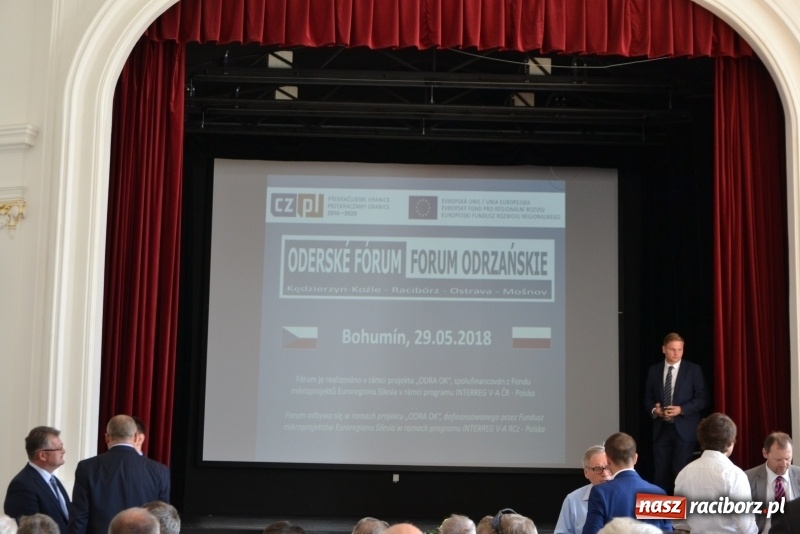 Zdjęcie w galerii na portalu naszraciborz.pl: O kanale Dunaj-Odra-Łaba na forum odrzańskim w Bohuminie wiadomości z regionu