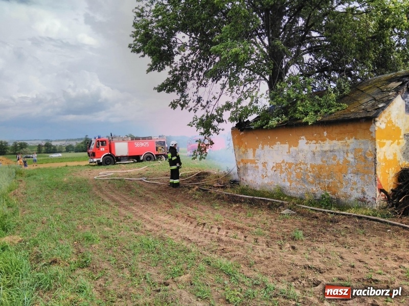 Zdjęcie w galerii na portalu naszraciborz.pl: Pożar altany w Pietrowicach Wielkich. Strażacy nie wykluczają podpalenia wiadomości z regionu