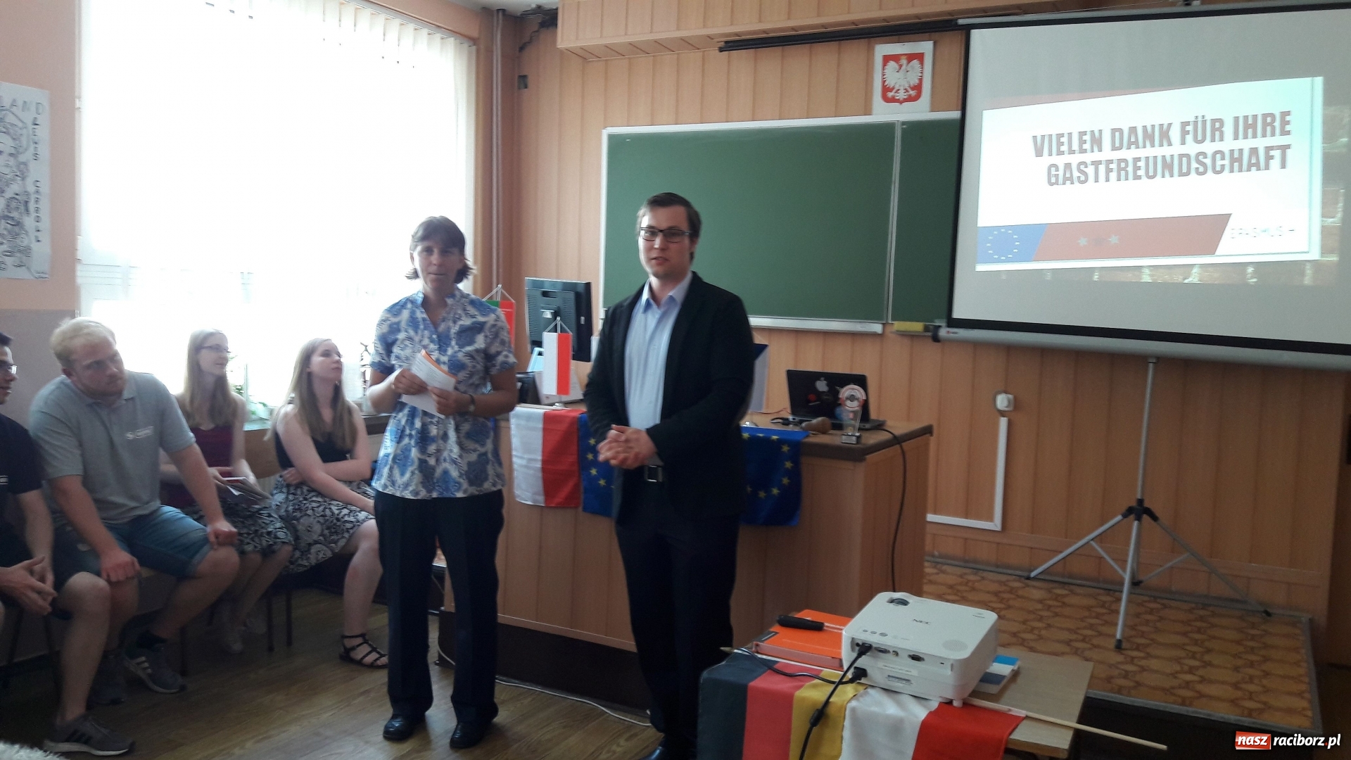 Zdjęcie w galerii na portalu naszraciborz.pl: Młodzi Niemcy na praktykach zawodowych w Raciborzu  wiadomości z regionu