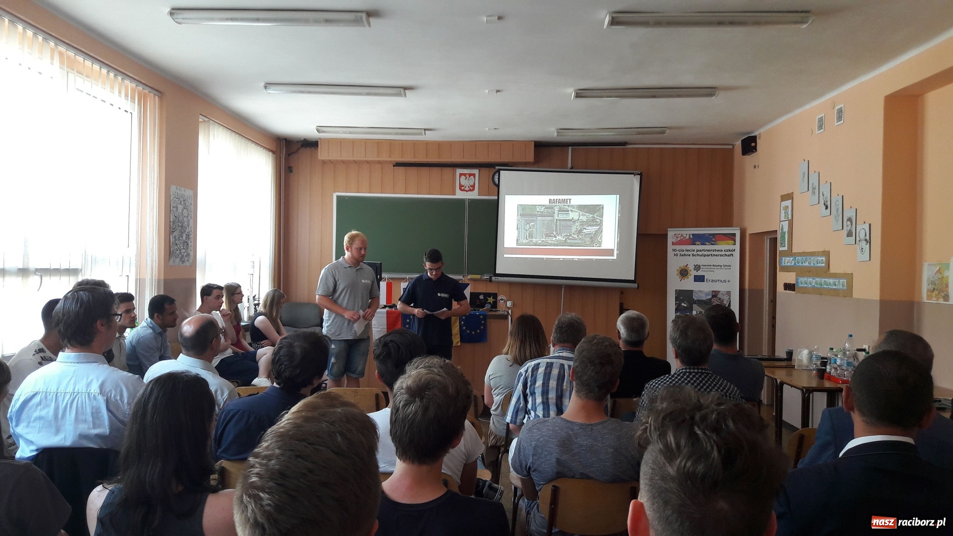 Zdjęcie w galerii na portalu naszraciborz.pl: Młodzi Niemcy na praktykach zawodowych w Raciborzu  wiadomości z regionu