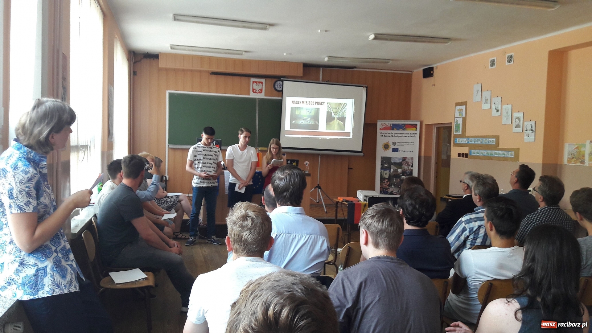 Zdjęcie w galerii na portalu naszraciborz.pl: Młodzi Niemcy na praktykach zawodowych w Raciborzu  wiadomości z regionu