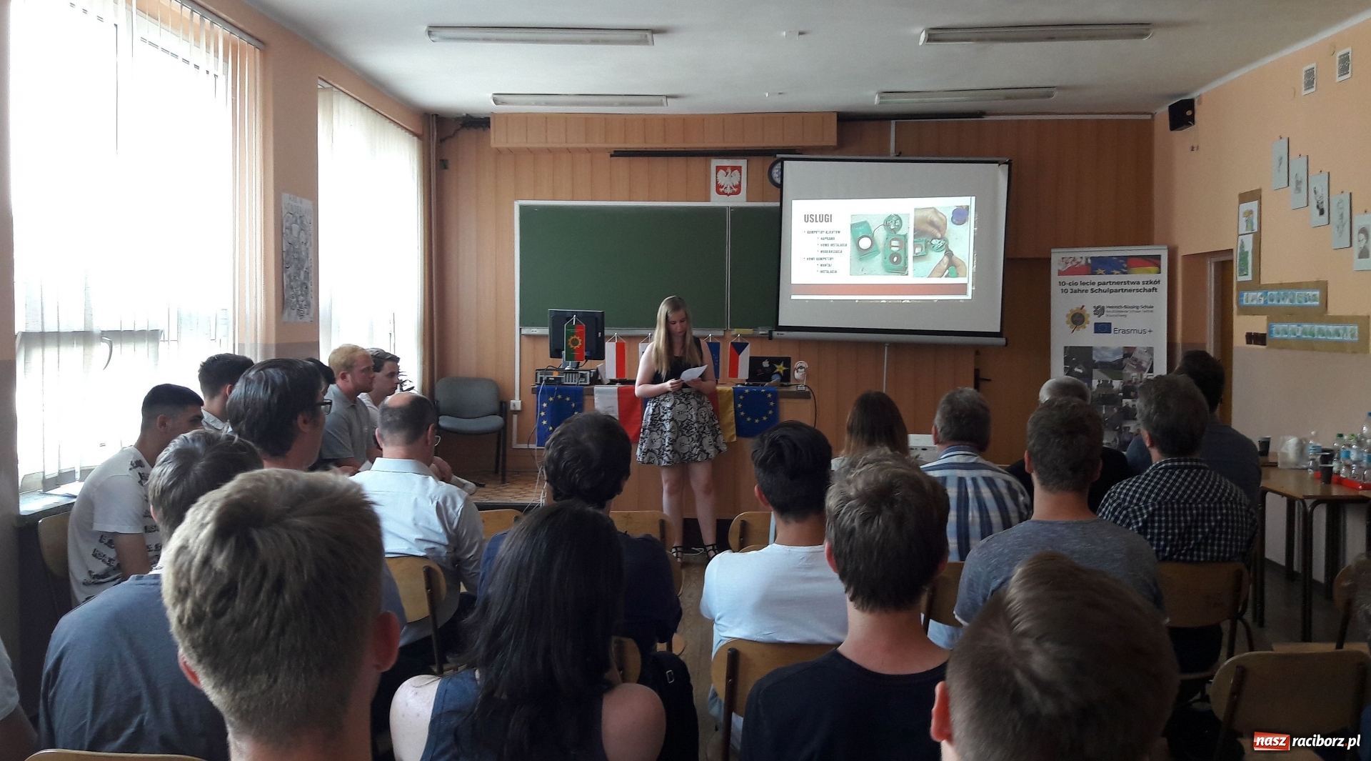 Zdjęcie w galerii na portalu naszraciborz.pl: Młodzi Niemcy na praktykach zawodowych w Raciborzu  wiadomości z regionu