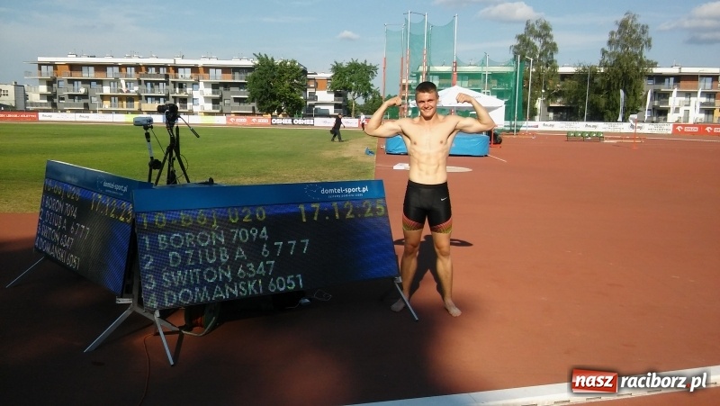 Zdjęcie w galerii na portalu naszraciborz.pl: Lekka atletyka: Szymon Dziuba ze srebrnym medalem Mistrzostw Polski wiadomości z regionu