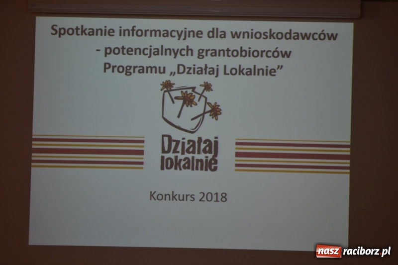 Zdjęcie w galerii na portalu naszraciborz.pl: Spotkanie informacyjne Działaj Lokalnie za nami wiadomości z regionu