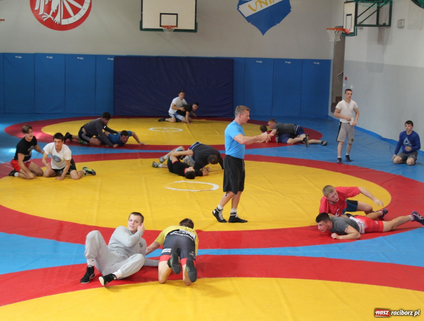 Zdjęcie w galerii na portalu naszraciborz.pl: Zgrupowanie polskich, niemieckich i białoruskich zapaśników w Raciborzu wiadomości z regionu