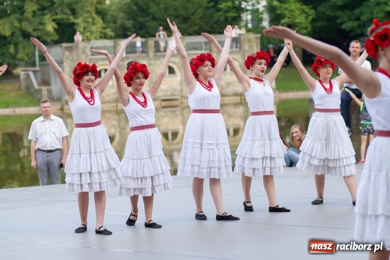 Zdjęcie w galerii na portalu naszraciborz.pl: Magiczna i kolorowa I Raciborska Noc Świętojańska z folklorem wiadomości z regionu