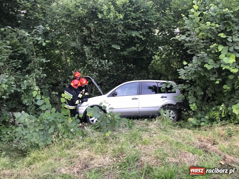 Zdjęcie w galerii na portalu naszraciborz.pl: Dachowanie forda na trasie Racibórz-Rybnik  wiadomości z regionu
