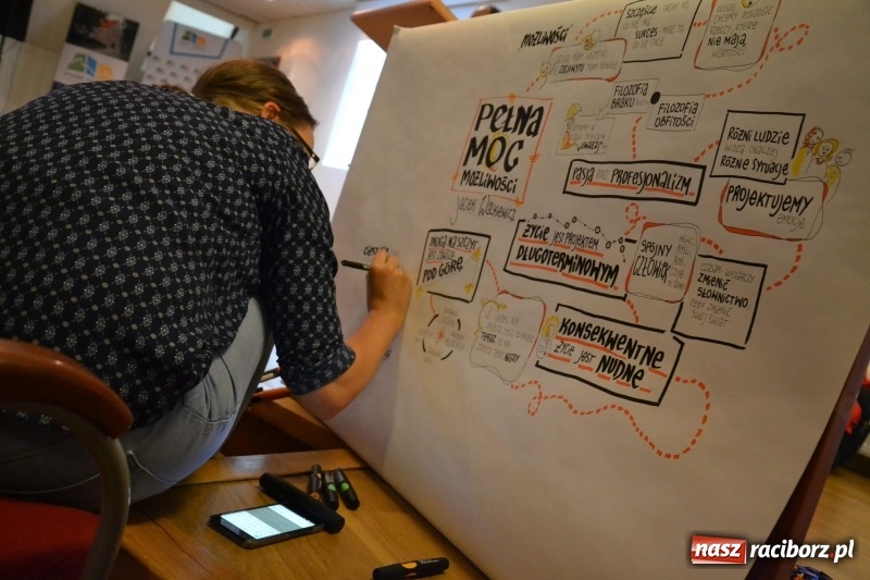 Zdjęcie w galerii na portalu naszraciborz.pl: Pełna MOC możliwości. Jacek Walkiewicz ładował raciborzanom akumulatory wiadomości z regionu