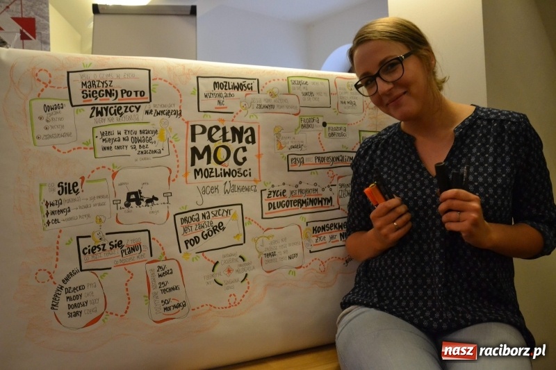 Zdjęcie w galerii na portalu naszraciborz.pl: Pełna MOC możliwości. Jacek Walkiewicz ładował raciborzanom akumulatory wiadomości z regionu