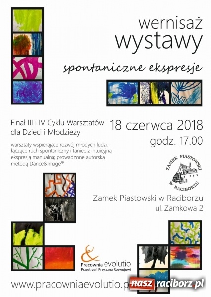 Zdjęcie w galerii na portalu naszraciborz.pl: Spontaniczne ekspresje - wernisaż wystawy już wkrótce na Zamku Piastowskim wiadomości z regionu