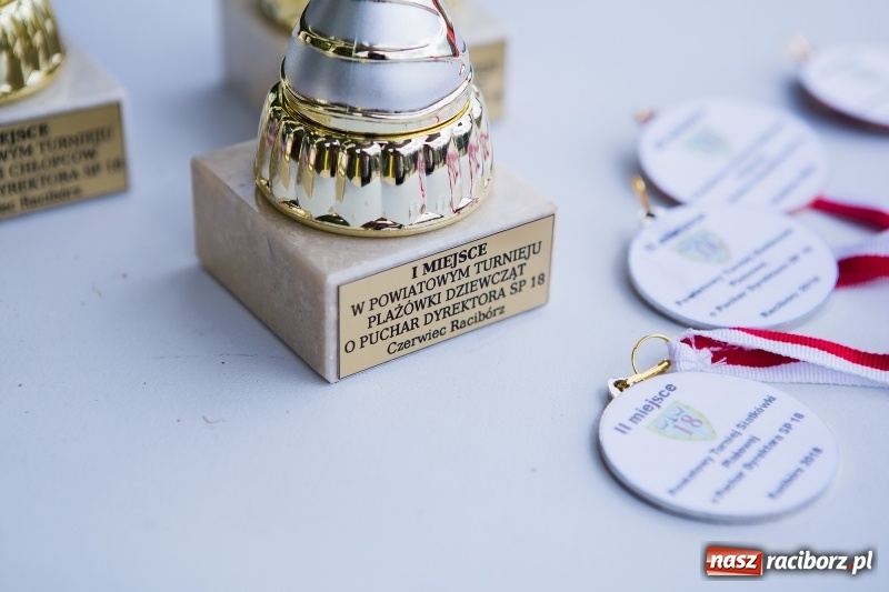 Zdjęcie w galerii na portalu naszraciborz.pl: Turniej Piłki Plażowej o Puchar  Dyrektora Szkoły Podstawowej nr 18 wiadomości z regionu