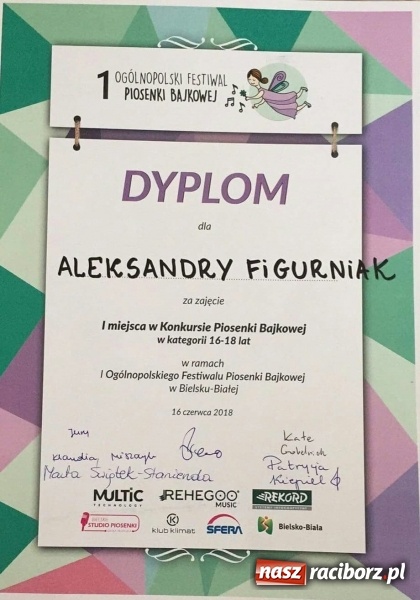 Zdjęcie w galerii na portalu naszraciborz.pl: Sukces wokalistki zespołu Miraż wiadomości z regionu