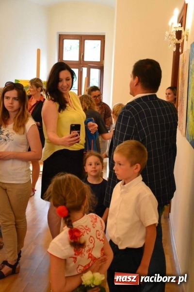 Zdjęcie w galerii na portalu naszraciborz.pl: Spontaniczne ekspresje - wernisaż wystawy na Zamku Piastowskim  wiadomości z regionu