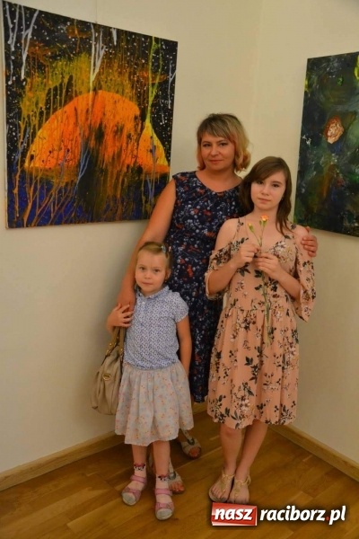 Zdjęcie w galerii na portalu naszraciborz.pl: Spontaniczne ekspresje - wernisaż wystawy na Zamku Piastowskim  wiadomości z regionu