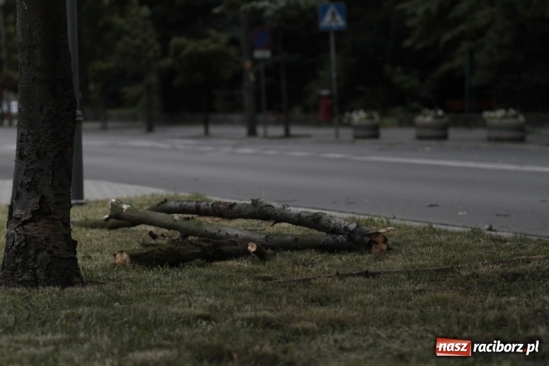 Zdjęcie w galerii na portalu naszraciborz.pl: Służby ostrzegają przed silnym wiatrem. Na opawskiej uszkodzone volvo  wiadomości z regionu