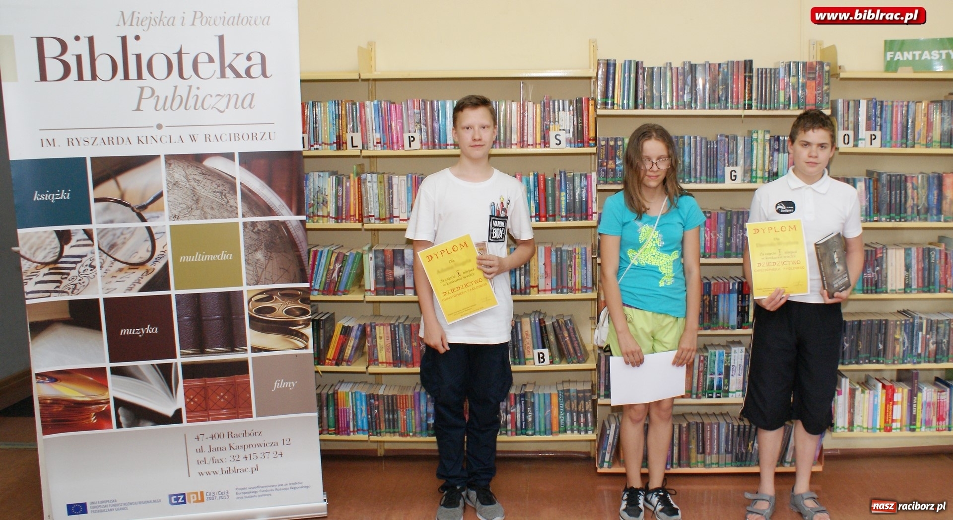 Zdjęcie w galerii na portalu naszraciborz.pl: Konkurs Dziedzictwo Christophera Paoliniego w raciborskiej bibliotece wiadomości z regionu