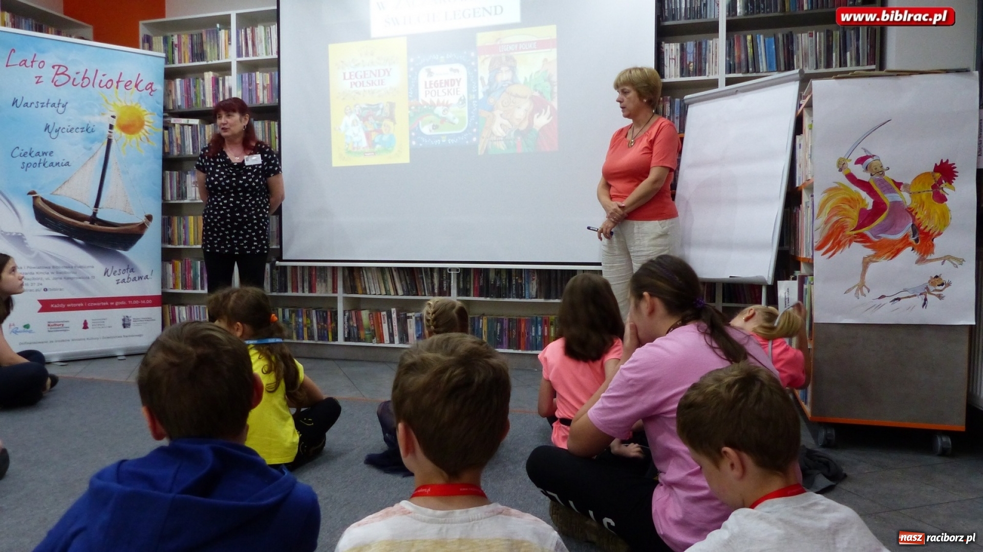 Zdjęcie w galerii na portalu naszraciborz.pl: Legendarny początek Lata z Biblioteką wiadomości z regionu