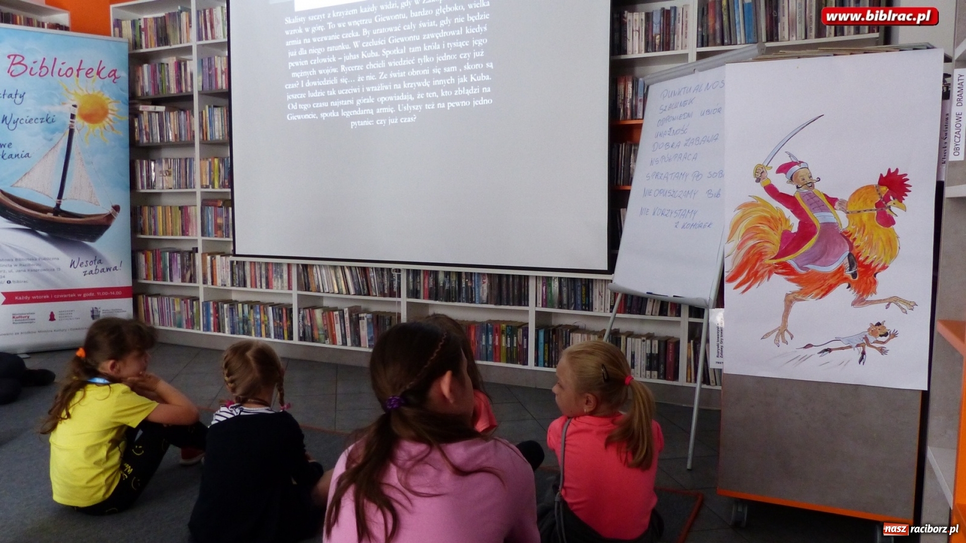 Zdjęcie w galerii na portalu naszraciborz.pl: Legendarny początek Lata z Biblioteką wiadomości z regionu
