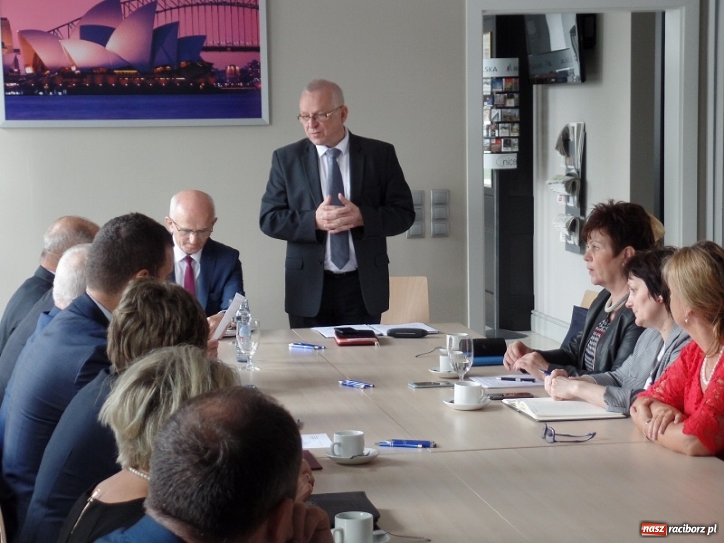 Zdjęcie w galerii na portalu naszraciborz.pl: Posiedzenie konwentu starostów województwa śląskiego w Raciborzu wiadomości z regionu