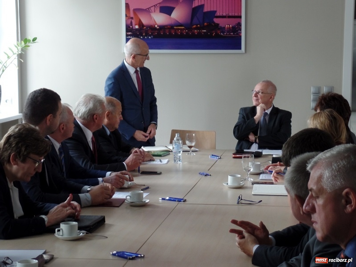 Zdjęcie w galerii na portalu naszraciborz.pl: Posiedzenie konwentu starostów województwa śląskiego w Raciborzu wiadomości z regionu