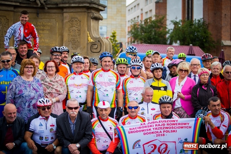 Zdjęcie w galerii na portalu naszraciborz.pl: Wyruszył XX Jubileuszowy Rajd Rowerowy Środowisk Trzeźwościowych Dookoła Polski FOTO i WIDEO wiadomości z regionu