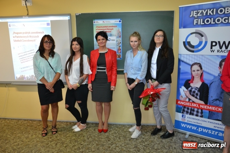 Zdjęcie w galerii na portalu naszraciborz.pl: Instytut Neofilologii PWSZ w Raciborzu zakończył I etap programu Pilotażowych Praktyk Zawodowych wiadomości z regionu
