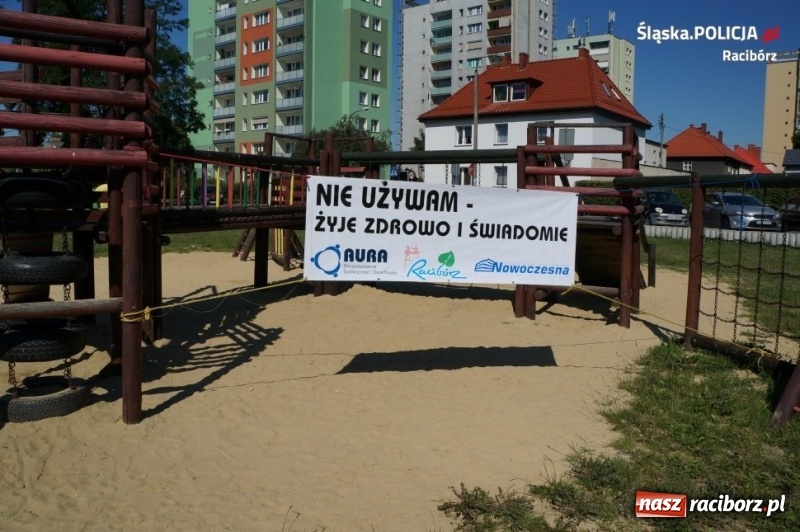 Zdjęcie w galerii na portalu naszraciborz.pl: Piknik z Policją Kręci mnie bezpieczeństwo wiadomości z regionu