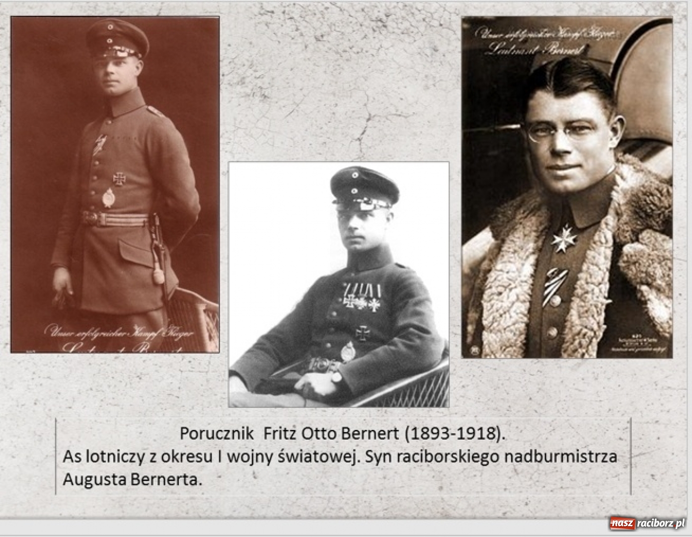 Zdjęcie w galerii na portalu naszraciborz.pl: Złoty zegarek z dedykacją. Raciborzanie dla bohaterskiego lotnika  wiadomości z regionu