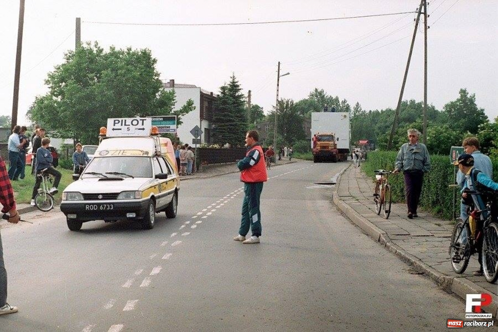 Zdjęcie w galerii na portalu naszraciborz.pl: To zdarzyło się 23 lata temu. Wielki transport przez Racibórz  wiadomości z regionu