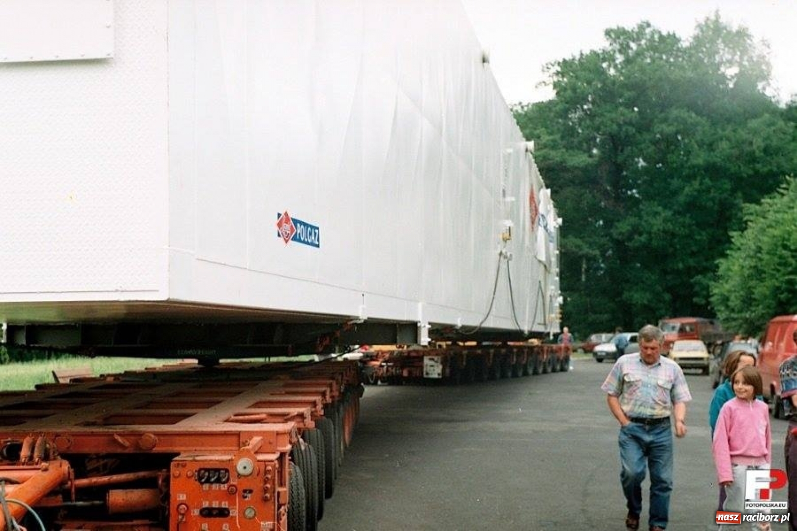 Zdjęcie w galerii na portalu naszraciborz.pl: To zdarzyło się 23 lata temu. Wielki transport przez Racibórz  wiadomości z regionu