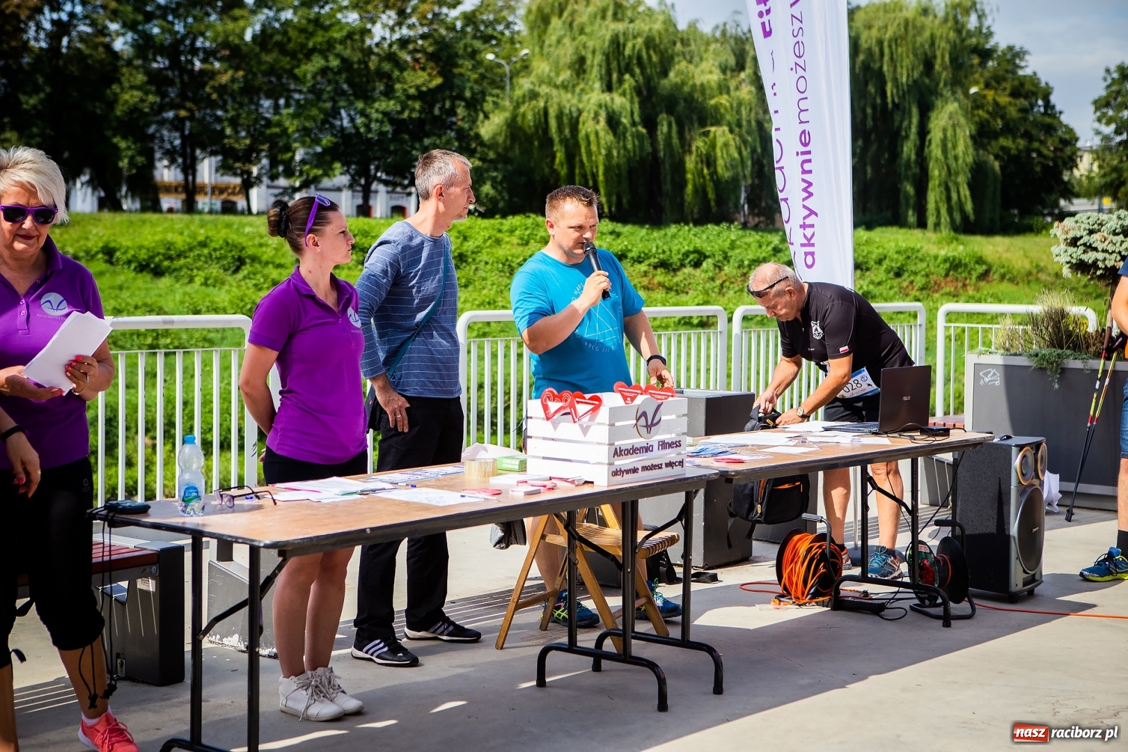 Zdjęcie w galerii na portalu naszraciborz.pl: Nordic Walking koroną wałów w Raciborzu wiadomości z regionu