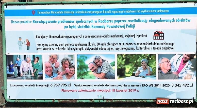 Zdjęcie w galerii na portalu naszraciborz.pl: Remont byłej siedziby policji idzie pełną parą wiadomości z regionu