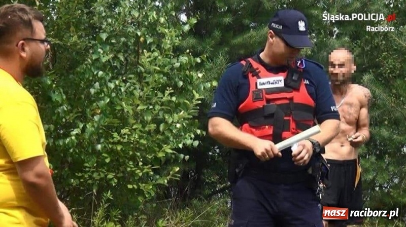 Zdjęcie w galerii na portalu naszraciborz.pl: Kuźniańscy policjanci i WOPR dbają o bezpieczeństwo nad wodą wiadomości z regionu