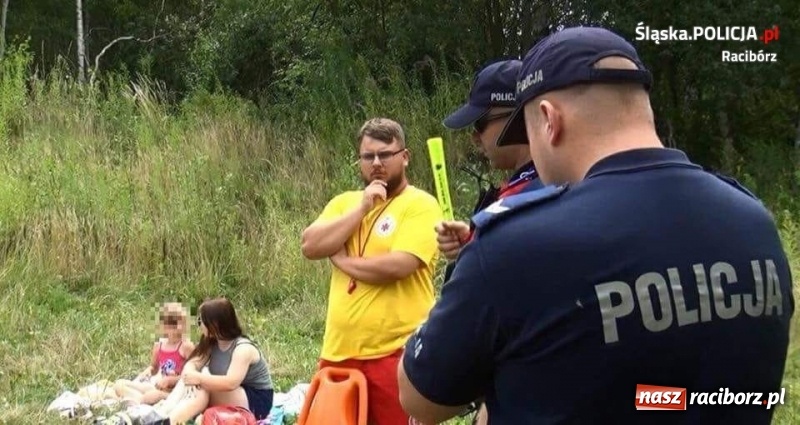 Zdjęcie w galerii na portalu naszraciborz.pl: Kuźniańscy policjanci i WOPR dbają o bezpieczeństwo nad wodą wiadomości z regionu